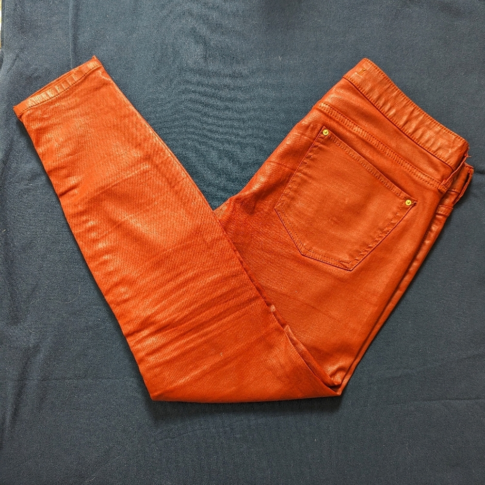 Faux leather pants